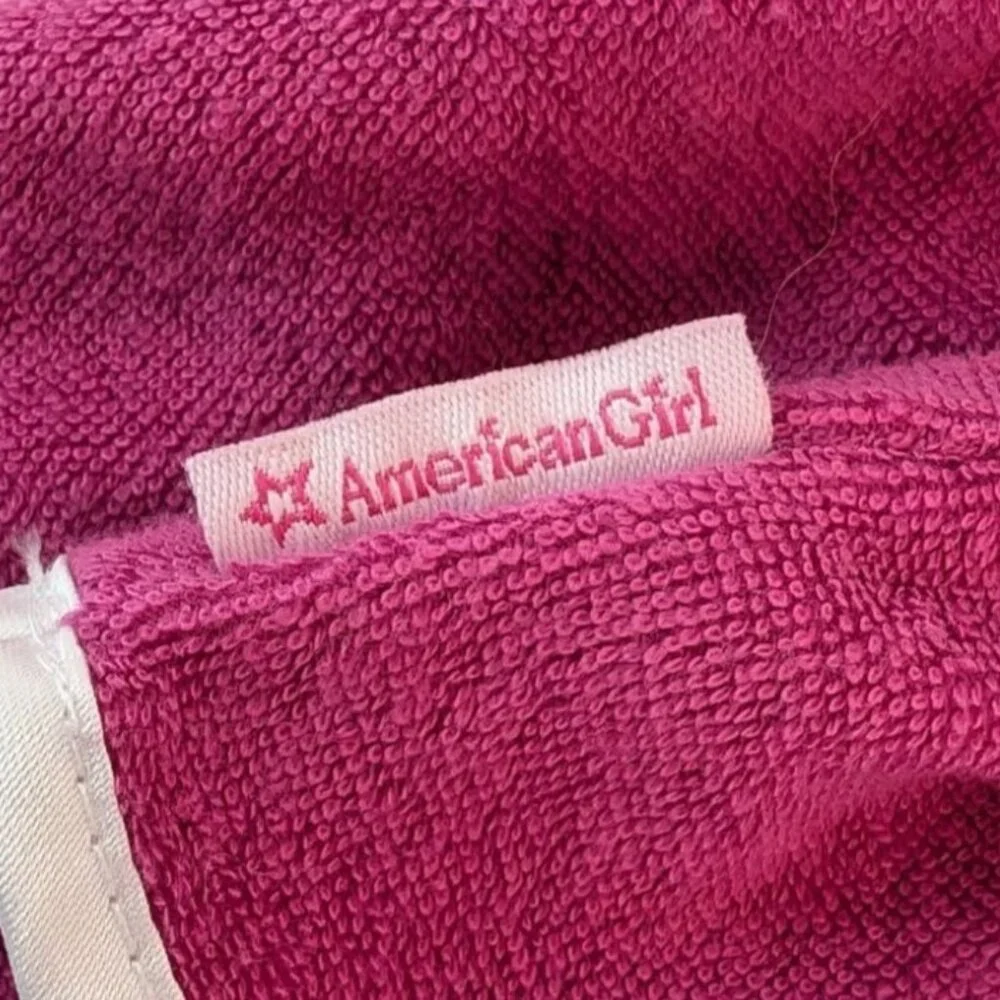 American Girl‎ Magenta Spa Salon Robe & Headband Doll Clothes